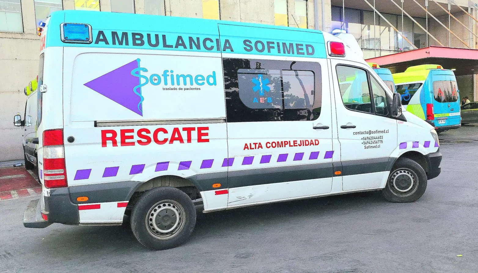 Ambulancias Sofimed para traslado de pacientes