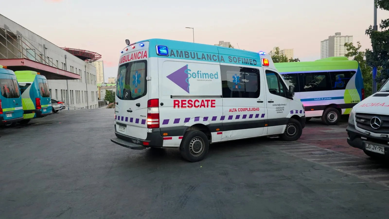 Ambulancia Sofimed, planes de socio